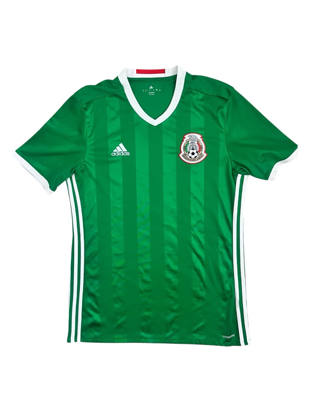 Adidas Mexico National Team 2016-2017 Home Soccer Jersey Climacool Green Size L